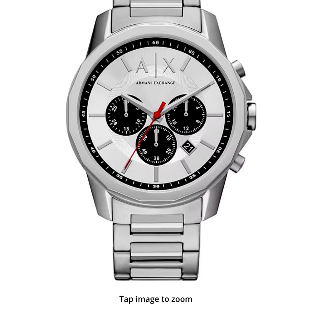 Men's Chronograph Stainless Steel Bracelet Watch